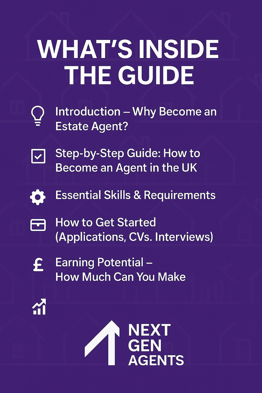 Step By Step Guide- How to become an estate agent